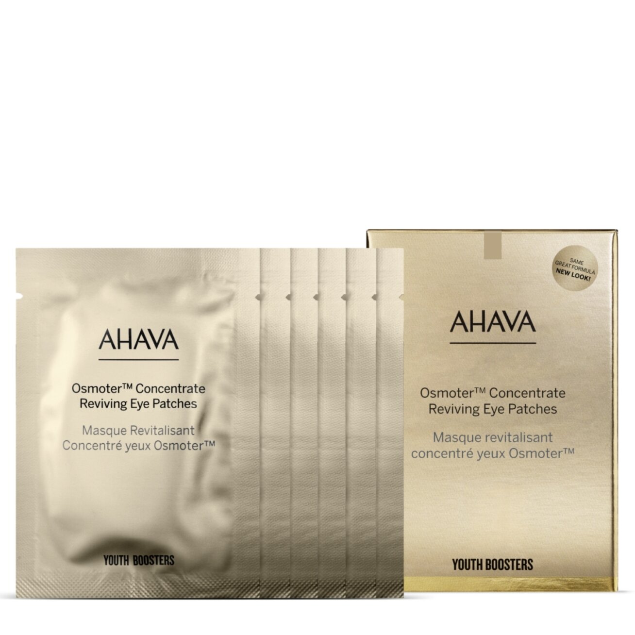 AHAVA YOUTH BOOSTERS OSMOTER™ CONCENTRATE PAAKIŲ KAUKĖS, 6 VNT.