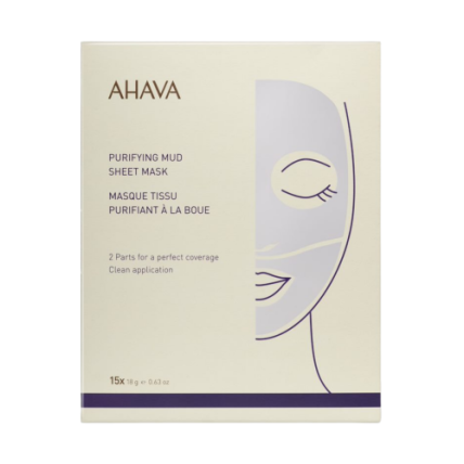 AHAVA VALOMOJI PURVO LAKŠTINĖ KAUKĖ, 1 VNT AHAVA VALOMOJI PURVO LAKŠTINĖ KAUKĖ, 1 VNT