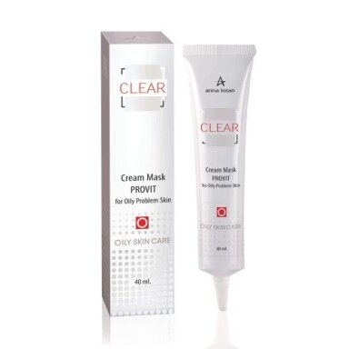 ANNA LOTAN A CLEAR PROVIT veido kaukė riebiai odai, 40 ml