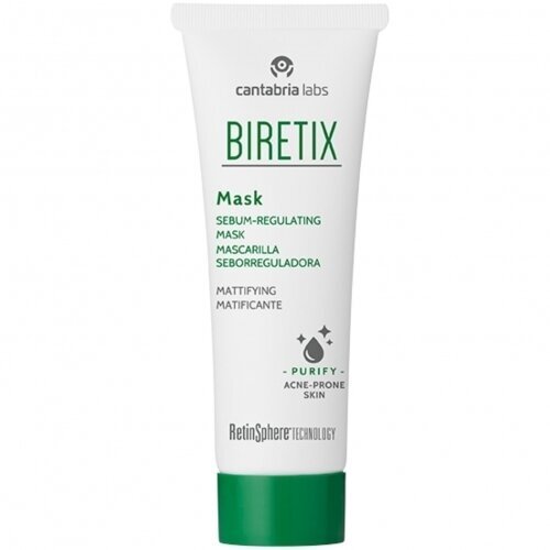 BIRETIX SEBUMĄ REGULIUOJANTI VEIDO KAUKĖ, 25 ML BIRETIX SEBUMĄ REGULIUOJANTI VEIDO KAUKĖ, 25 ML