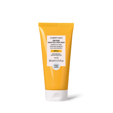 COMFORT ZONE SUN SOUL apsauga nuo saulės veidui ir kūnui – visai šeimai SPF50+, 200 ml