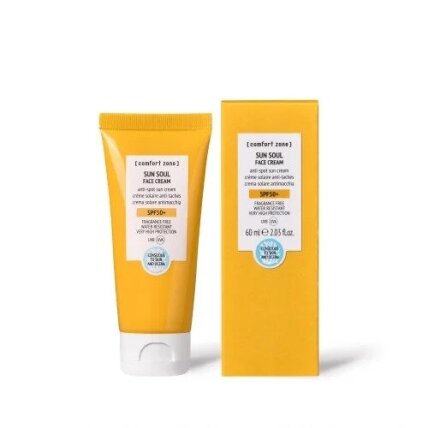 COMFORT ZONE SUN SOUL Priešraukšlinis kremas nuo saulės veidui SPF50+, 60 ml COMFORT ZONE SUN SOUL Priešraukšlinis kremas nuo saulės veidui SPF50+, 60 ml