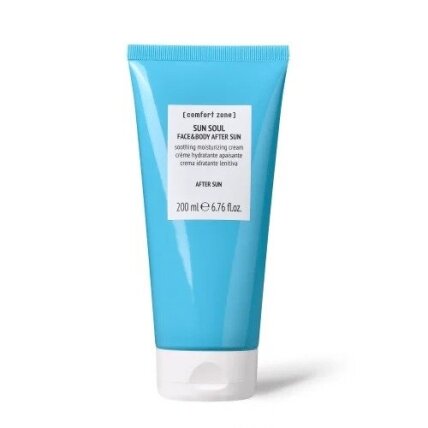 COMFORT ZONE SUN SOUL Raminamasis drėkinamasis veido ir kūno kremas po saulės, 200 ml COMFORT ZONE SUN SOUL Raminamasis drėkinamasis veido ir kūno kremas po saulės, 200 ml