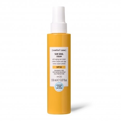 COMFORT ZONE SUN SOUL Priešraukšlinis kremas nuo saulės kūnui SPF30, 150 ml