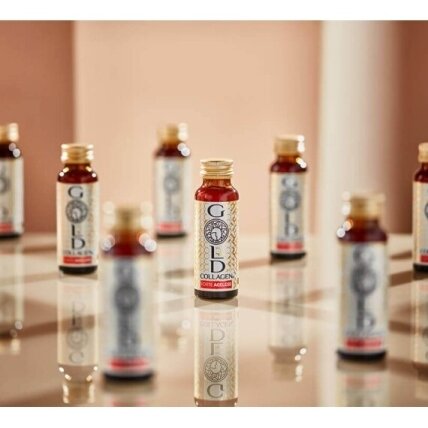GOLD COLLAGEN FORTE AGELESS 3 dėžutės. (rekomenduojamas mėnesio kursas) + 25 eur DOVANA Gold Collagen lūpų balzamas. Nemokamas pristatymas. TOP geriamas kolagenas odai, nuo oksidacinio streso, energijos trūkumo. 3 GOLD COLLAGEN FORTE AGELESS 3 dėžutės. (rekomenduojamas mėnesio kursas) + 25 eur DOVANA Gold Collagen lūpų balzamas. Nemokamas pristatymas. TOP geriamas kolagenas odai, nuo oksidacinio streso, energijos trūkumo. 3