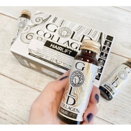 Gold Collagen HAIRLIFT 3 dėžutės (rekomenduojamas mėnesio kursas) + 30 eur DOVANA Gold Collagen galvos ir plaukų serumas. Nemokamas pristatymas. Premium geriamas kolagenas plaukams, jų grožiui ir stiprumui palaikyti 2