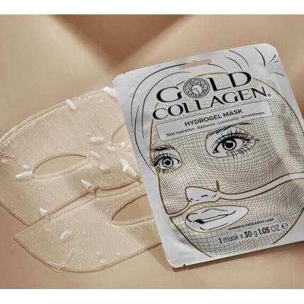Gold Collagen hidrogelio veido kaukė (1 vnt) 1 Gold Collagen hidrogelio veido kaukė (1 vnt) 1