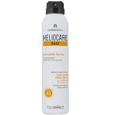 HELIOCARE 360 INVISIBLE APSAUGINIS PURŠKIKLIS KŪNUI SPF50+, 200 ML