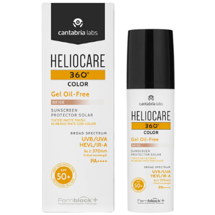 HELIOCARE 360 COLOR OIL-FREE APSAUGINIS GELIS SPF 50+, 50 ML (Beige) 2 HELIOCARE 360 COLOR OIL-FREE APSAUGINIS GELIS SPF 50+, 50 ML (Beige) 2