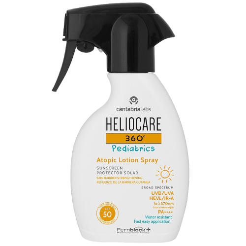HELIOCARE 360 PEDIATRICS PURŠKIAMA APSAUGA ATOPINEI VAIKŲ IR KŪDIKIŲ KŪNO ODAI SPF50, 250 ML HELIOCARE 360 PEDIATRICS PURŠKIAMA APSAUGA ATOPINEI VAIKŲ IR KŪDIKIŲ KŪNO ODAI SPF50, 250 ML