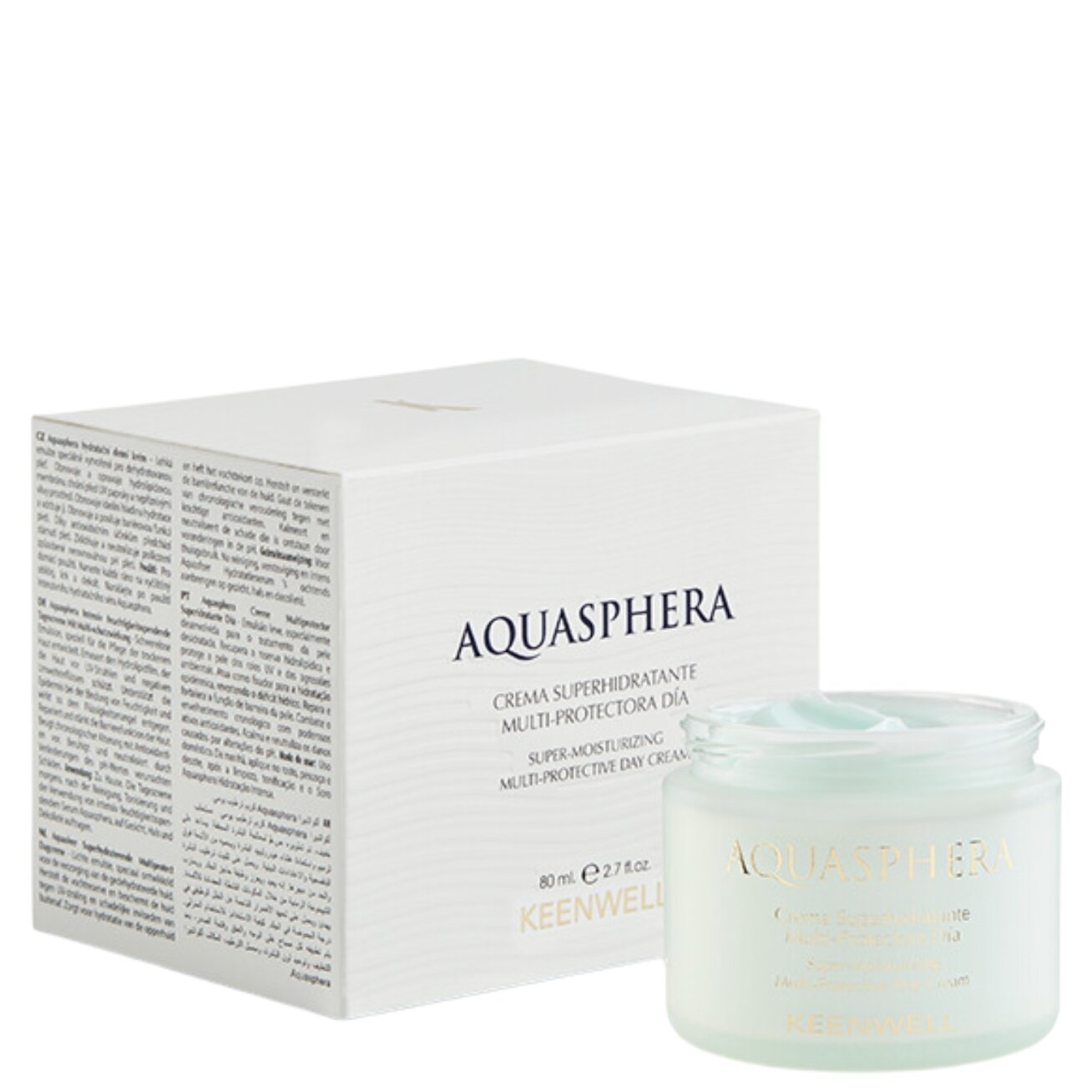 KEENWELL AQUASPHERA DRĖKINAMASIS DIENINIS KREMAS, 80 ML 1