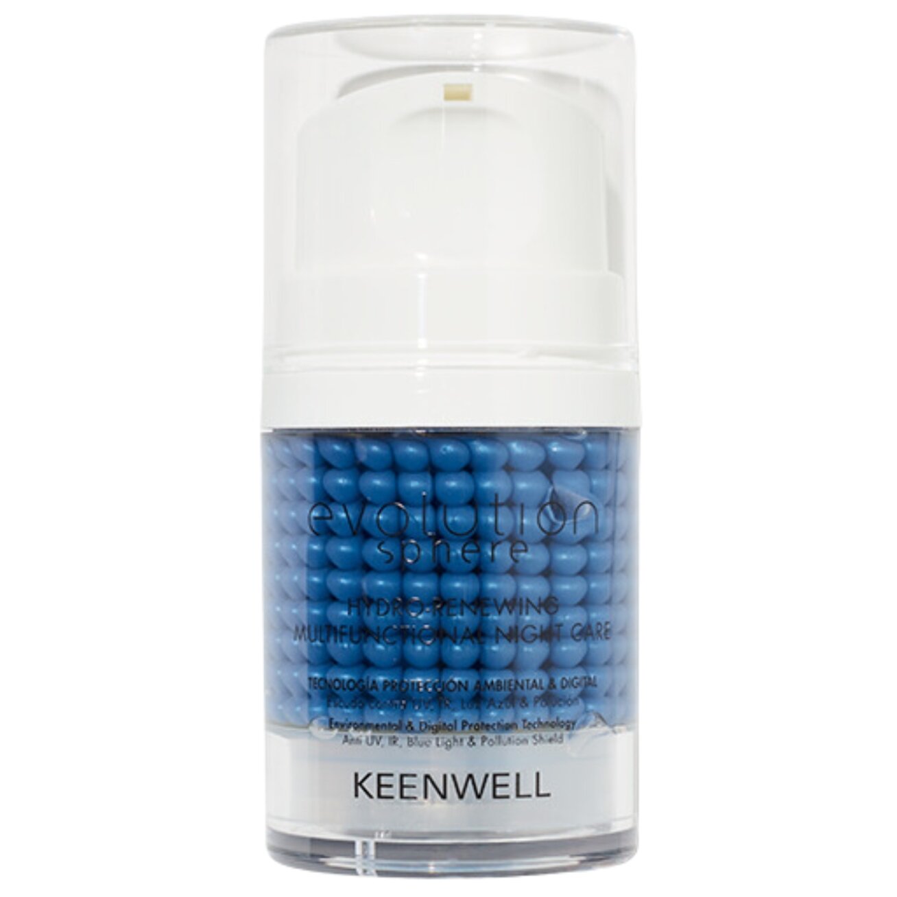 KEENWELL EVOLUTION SPHERE DRĖKINAMASIS ATKURIAMASIS NAKTINIS VEIDO KREMAS, 50 ml KEENWELL EVOLUTION SPHERE DRĖKINAMASIS ATKURIAMASIS NAKTINIS VEIDO KREMAS, 50 ml