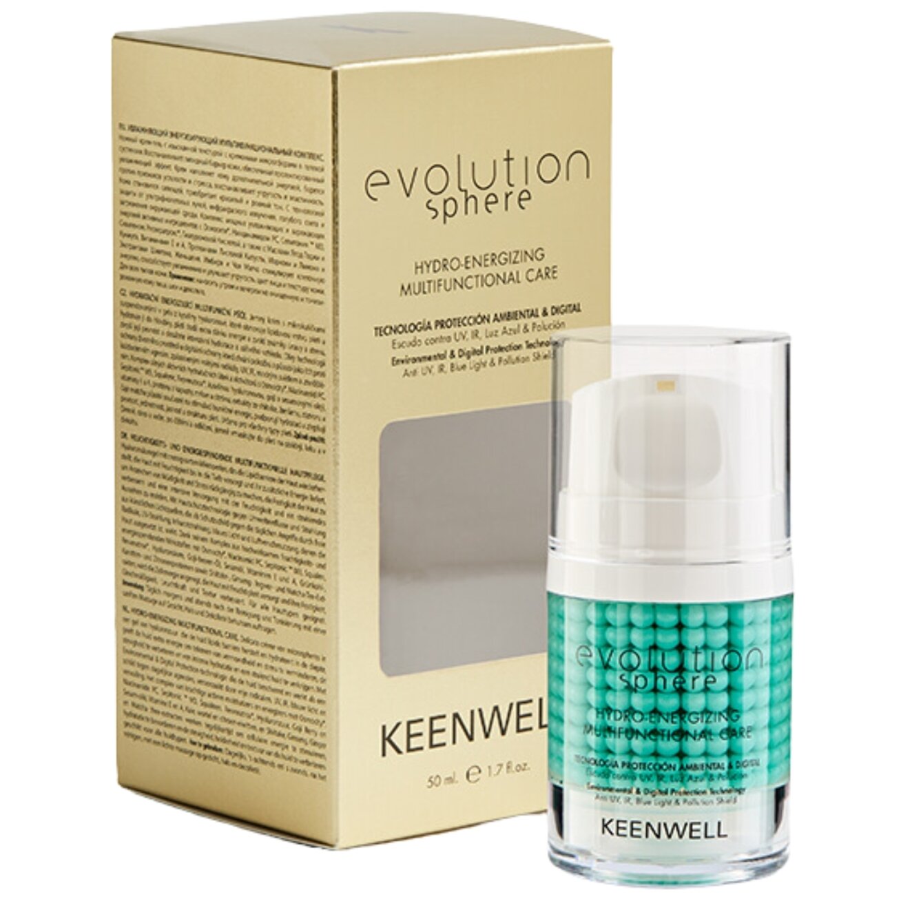 KEENWELL EVOLUTION SPHERE DRĖKINANTIS VEIDO KREMAS, 50 ml 1 KEENWELL EVOLUTION SPHERE DRĖKINANTIS VEIDO KREMAS, 50 ml 1