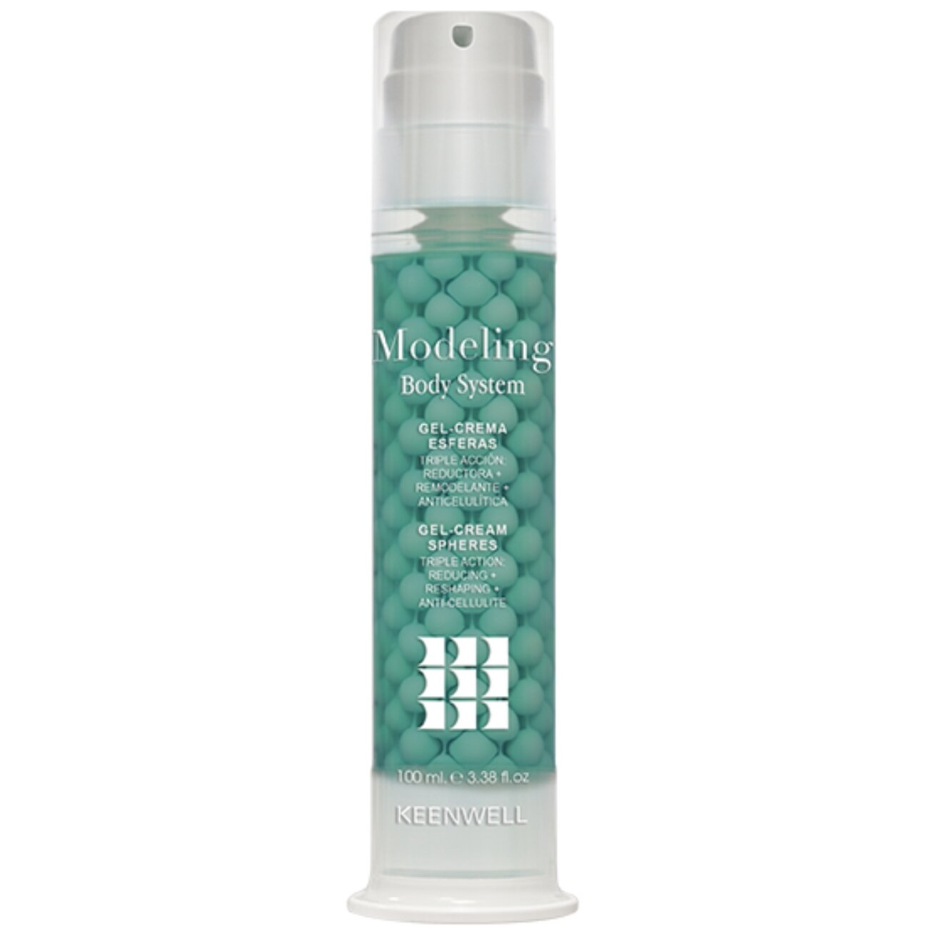 KEENWELL MODELING BODY SYSTEM TRIGUBO VEIKIMO ANTICELIULITINIS GELINIS KREMAS, 100 ml
