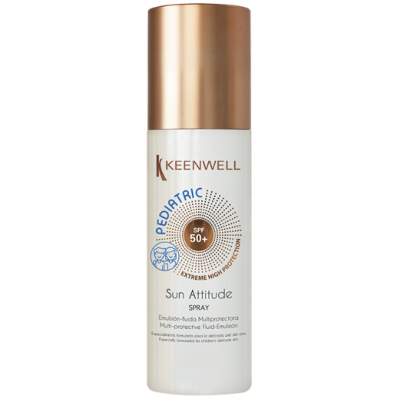 KEENWELL SUN ATTITUDE PEDIATRIC APSAUGINIS FLUIDAS NUO SAULĖS VAIKAMS SPF50+, 150 ml KEENWELL SUN ATTITUDE PEDIATRIC APSAUGINIS FLUIDAS NUO SAULĖS VAIKAMS SPF50+, 150 ml
