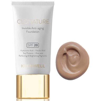 KEENWELL CLONATURE JAUNINANTIS MAKIAŽO PAGRINDAS SPF20, 30 ml (Nr.8)