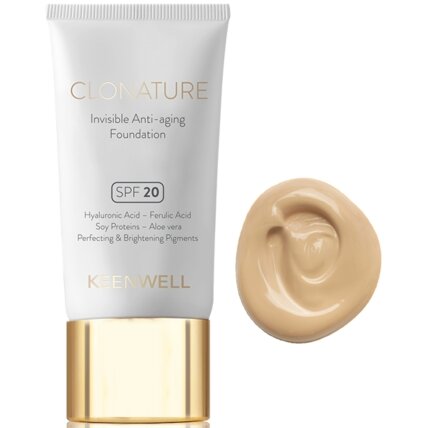 KEENWELL CLONATURE JAUNINANTIS MAKIAŽO PAGRINDAS SPF20, 30 ML (Nr.3) KEENWELL CLONATURE JAUNINANTIS MAKIAŽO PAGRINDAS SPF20, 30 ML (Nr.3)
