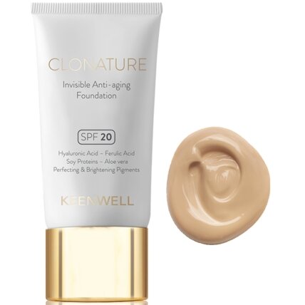 KEENWELL CLONATURE JAUNINANTIS MAKIAŽO PAGRINDAS SPF20, 30 ML (NR.4) KEENWELL CLONATURE JAUNINANTIS MAKIAŽO PAGRINDAS SPF20, 30 ML (NR.4)