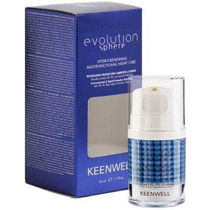KEENWELL EVOLUTION SPHERE DRĖKINAMASIS ATKURIAMASIS NAKTINIS VEIDO KREMAS, 50 ml 1