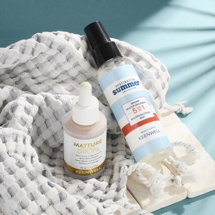 KEENWELL MATURE FOUNDATION DROPS SKYSTAS MAKIAŽO PAGRINDAS 30 ML + MULTIFUNKCINĖ DULKNA 5in1, 100 ML KEENWELL MATURE FOUNDATION DROPS SKYSTAS MAKIAŽO PAGRINDAS 30 ML + MULTIFUNKCINĖ DULKNA 5in1, 100 ML