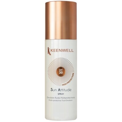 KEENWELL SUN ATTITUDE APSAUGINĖ FLUIDINĖ EMULSIJA KŪNUI SPF 30, 150 ml KEENWELL SUN ATTITUDE APSAUGINĖ FLUIDINĖ EMULSIJA KŪNUI SPF 30, 150 ml