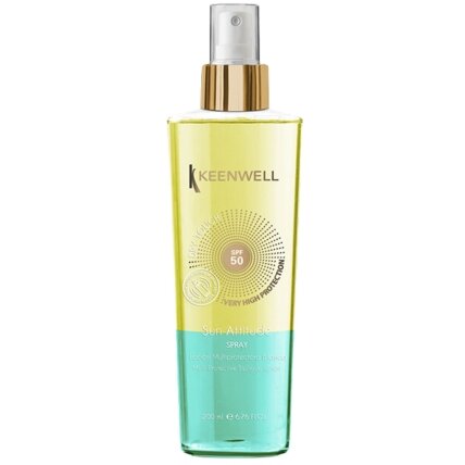 KEENWELL SUN ATTITUDE DVIFAZIS FLUIDAS NUO SAULĖS SPF50, 200 ml KEENWELL SUN ATTITUDE DVIFAZIS FLUIDAS NUO SAULĖS SPF50, 200 ml