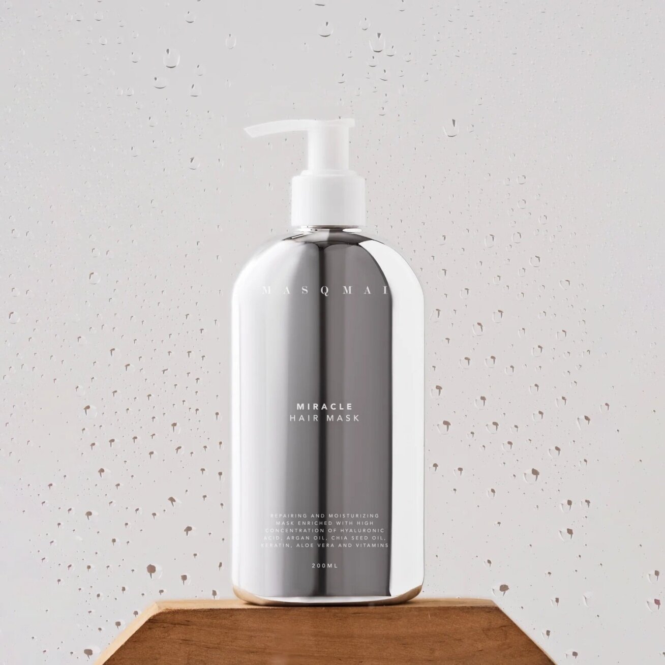 MASQMAI Miracle hair mask plaukų kaukė, 200 ml 3
