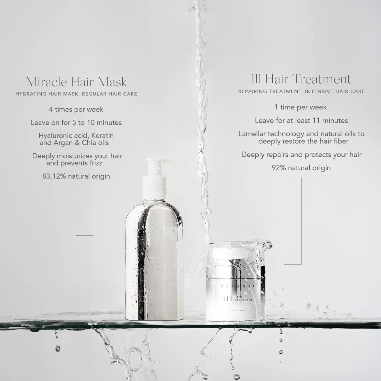 MASQMAI Miracle hair mask plaukų kaukė, 200 ml 5