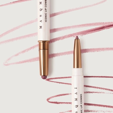 MASQMAI Lūpų pieštukas ir balzamas viename - Iconic Lip Combo PINK LATTE, 0.45 g