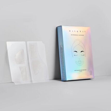 Masqmai Microneedle jaw mask hidrogelio kaukė, 2 vnt. 1