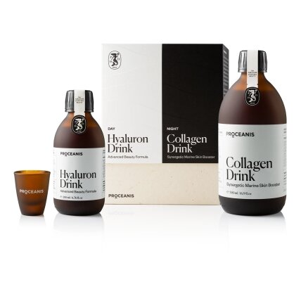 Proceanis Day & Night geriamas hialuronas ir kolagenas 200ml + 500ml Proceanis Day & Night geriamas hialuronas ir kolagenas 200ml + 500ml