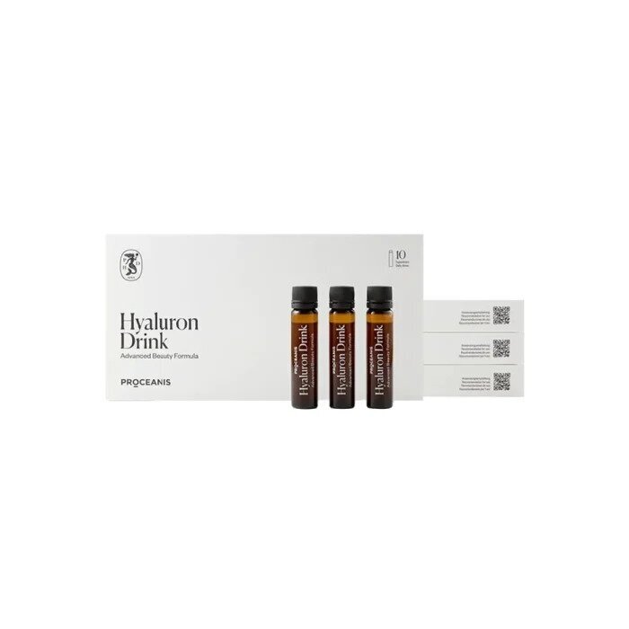 Proceanis Hyaluron Drink Traveller maisto papildas, 10x10ml