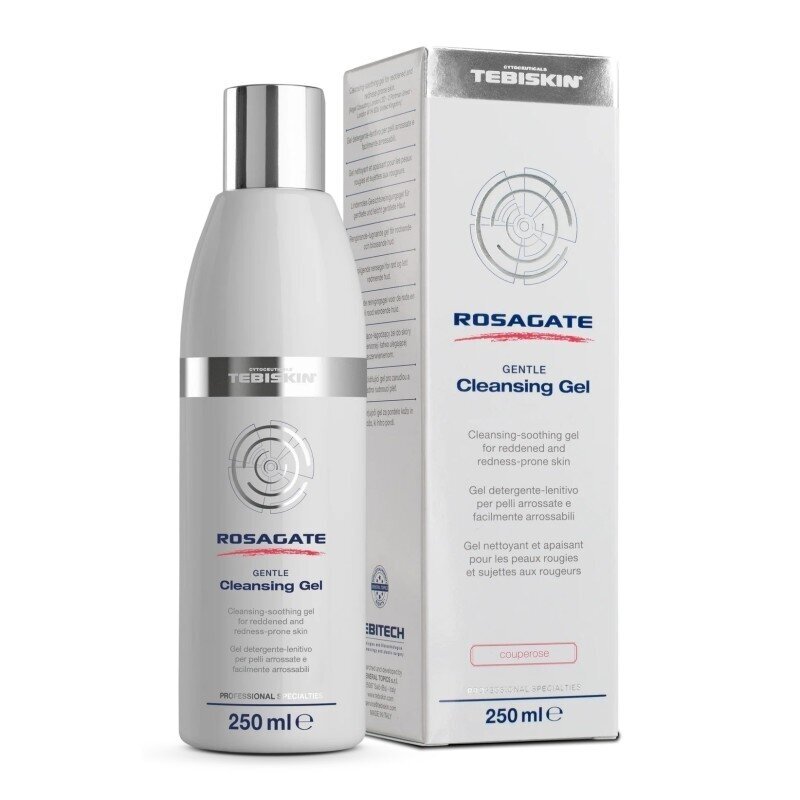 TEBISKIN ROSAGATE® GENTLE Cleansing Gel Valomasis ir raminamasis gelis, 250 ml TEBISKIN ROSAGATE® GENTLE Cleansing Gel Valomasis ir raminamasis gelis, 250 ml