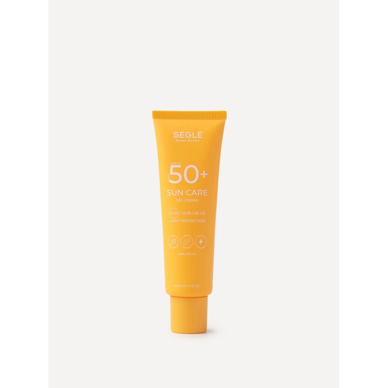 SEGLE apsaugos nuo saulės veido kremas SPF50, 50ml SEGLE apsaugos nuo saulės veido kremas SPF50, 50ml