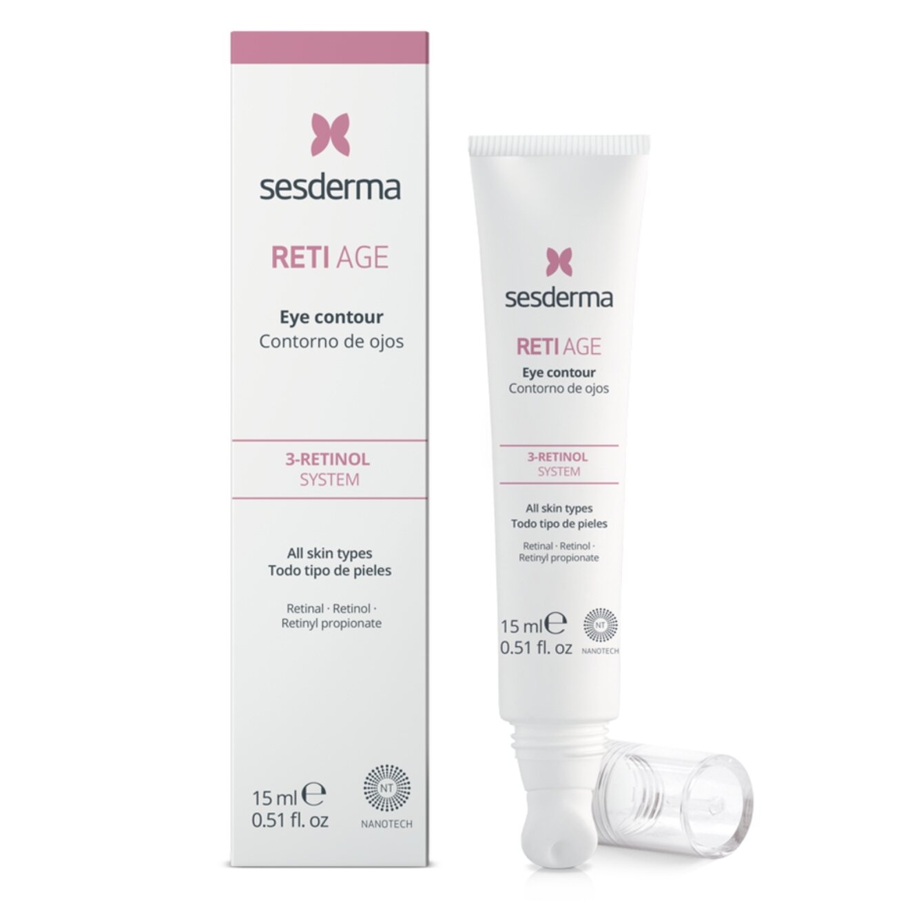 SESDERMA RETI-AGE PAAKIŲ KONTŪRO KREMAS, 15ml