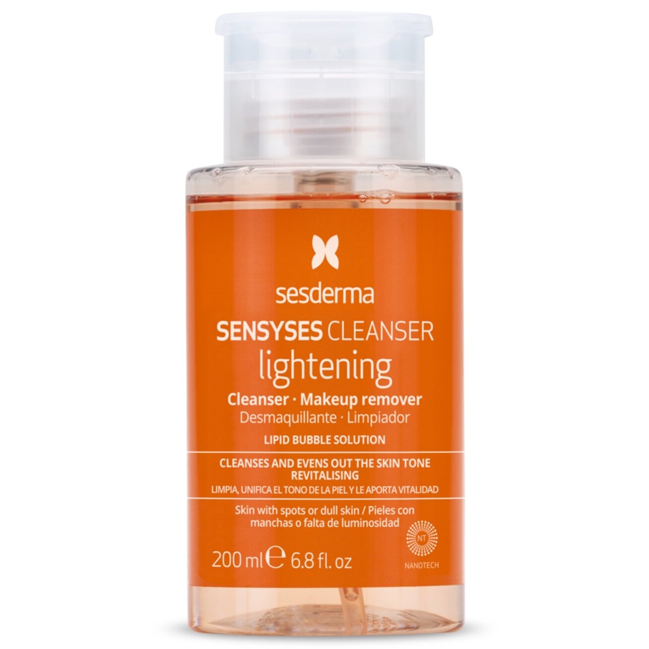 SESDERMA SENSYSES LIGHTENING LIPOSOMINIS VALIKLIS, 200 ML