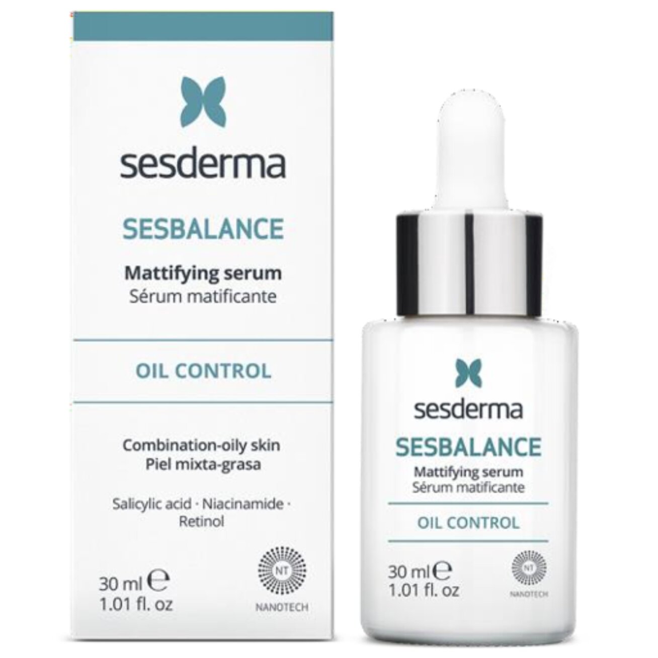 SESDERMA SESBALANCE MATIZUOJANTIS SERUMAS, 30 ML SESDERMA SESBALANCE MATIZUOJANTIS SERUMAS, 30 ML