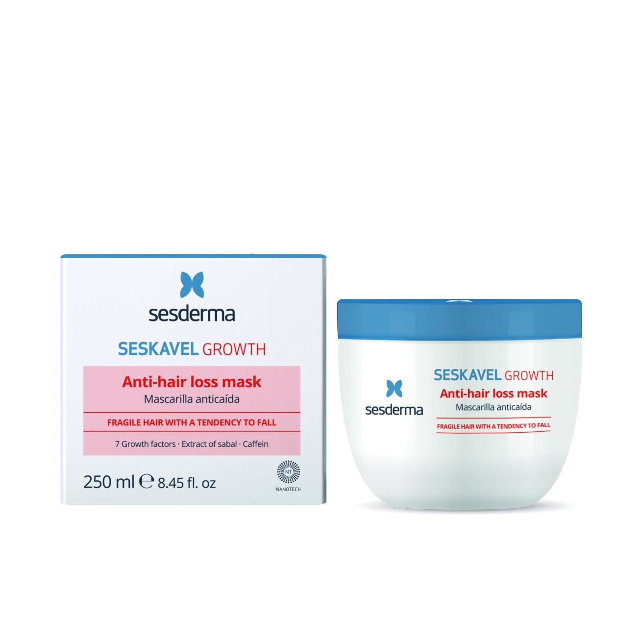 SESDERMA SESKAVEL GROWTH KAUKĖ NUO PLAUKŲ SLINKIMO, 250 ML SESDERMA SESKAVEL GROWTH KAUKĖ NUO PLAUKŲ SLINKIMO, 250 ML
