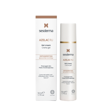 SESDERMA AZELAC RU GELINIS VEIDO KREMAS PIGMENTUOTAI ODAI, 50 ML