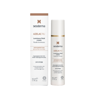SESDERMA AZELAC RU LUMINOUS KREMINIS FLUIDAS SPF50, 50 ML