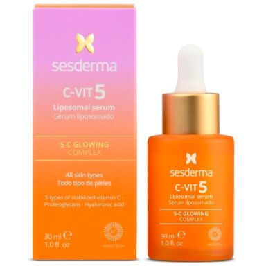 SESDERMA C-VIT 5 LIPOSOMINIS VEIDO SERUMAS, 30 ML