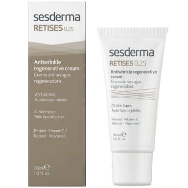 SESDERMA RETISES 0,25% VEIDO KREMAS SU RETINOLIU, 30 ML