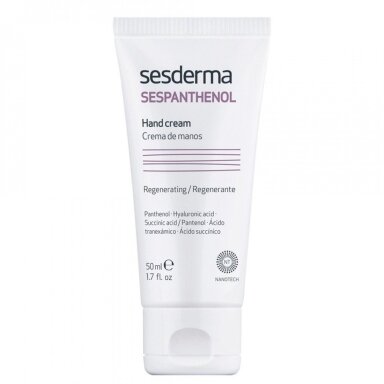 SESDERMA SESPANTHENOL RANKŲ KREMAS JAUTRIAI ODAI, 50 ML