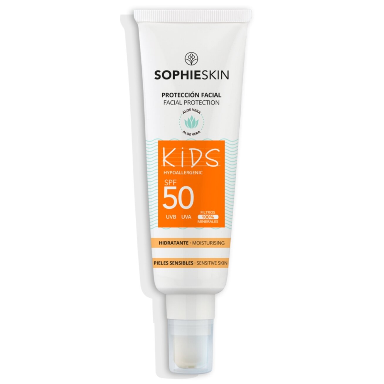 SOPHIESKIN APSAUGINIS VEIDO KREMAS NUO SAULĖS VAIKAMS SPF50, 50 ML