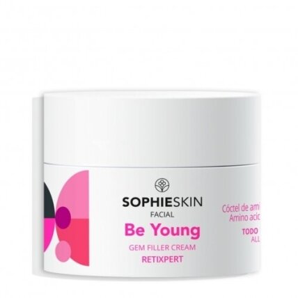 SOPHIE SKIN BE YOUNG GEM FILLER VEIDO KREMAS SU AMINO RŪGŠTIMIS IR VITAMINAIS, 50 ML SOPHIE SKIN BE YOUNG GEM FILLER VEIDO KREMAS SU AMINO RŪGŠTIMIS IR VITAMINAIS, 50 ML