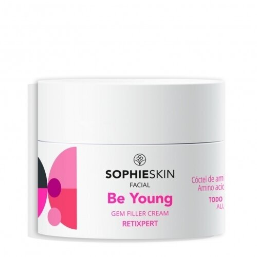 SOPHIE SKIN BE YOUNG GEM FILLER VEIDO KREMAS SU AMINO RŪGŠTIMIS IR VITAMINAIS, 50 ML