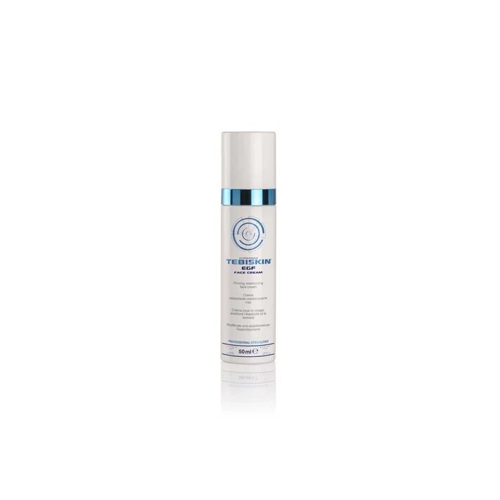 TEBISKIN® EGF elastingumo suteikiantis, regeneraciją skatinantis veido kremas, 50 ml TEBISKIN® EGF elastingumo suteikiantis, regeneraciją skatinantis veido kremas, 50 ml