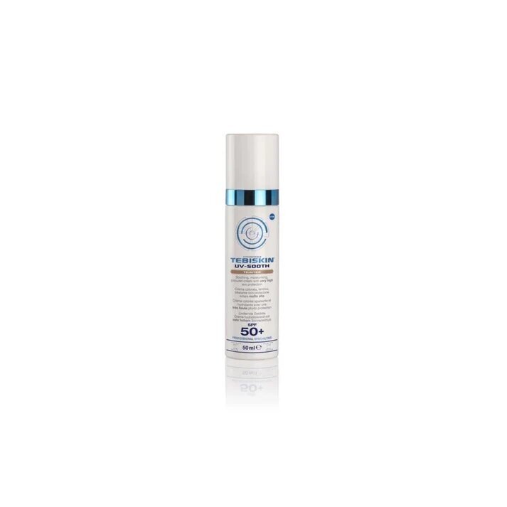 TEBISKIN UV-SOOTH TEINTEE SPF 50+ tonuojantis kremas, 50 ml