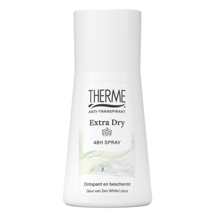 THERME EXTRA DRY PURŠKIAMAS ANTIPERSPIRANTAS, 75 ML THERME EXTRA DRY PURŠKIAMAS ANTIPERSPIRANTAS, 75 ML