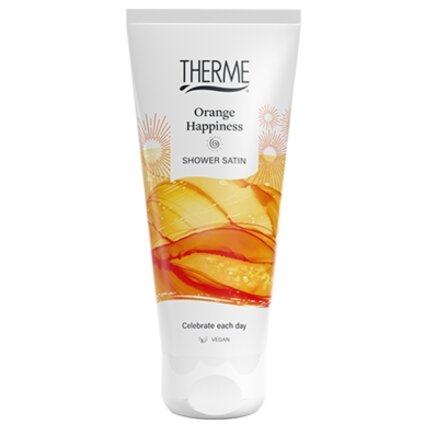 THERME ORANGE HAPPINESS KŪNO PRAUSIKLIS, 200 ML THERME ORANGE HAPPINESS KŪNO PRAUSIKLIS, 200 ML